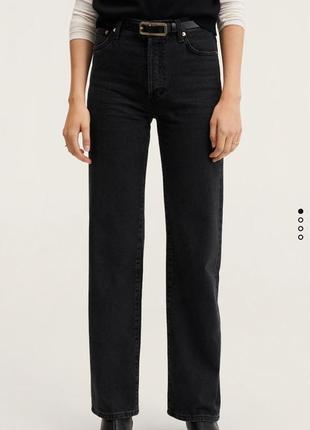 Джинси wide led mango в стилі zara
