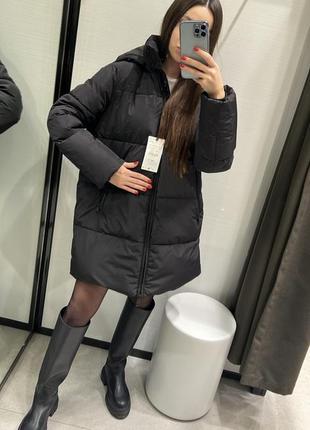 Пуховик куртка курточка s zara