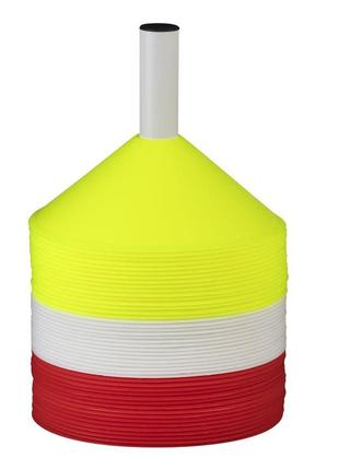 Набір маркерів select marker set 48 pcs w/plastic holder (340) черв/жовт/білий, 7см