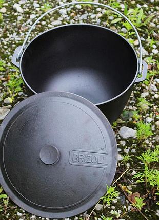 Казан чавунний похідний 12 л