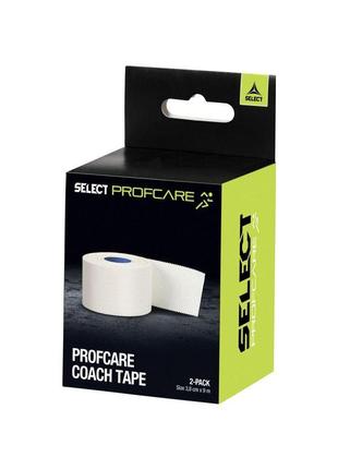 Тейп select coach sportstape 2-pack (001) білий, 3,8см*9м