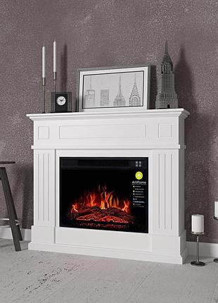Каминокомплект artiflame lauritz af23s белый бьянко (со звуком)