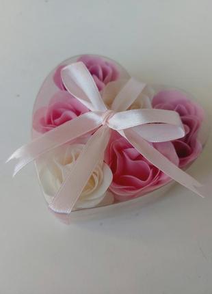 Набір мила ручної роботи. 
6шт різного кольру.2 фото