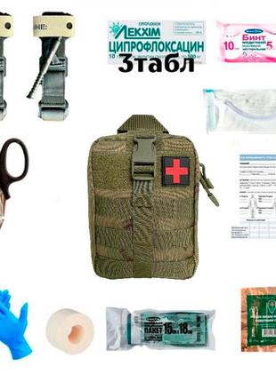 Аптечка медицинская общевойсковая индивидуальная (амзі) (турникет dnipro)