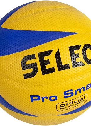 М’яч волейбольний select pro smash volley (219) жовт/син, 5