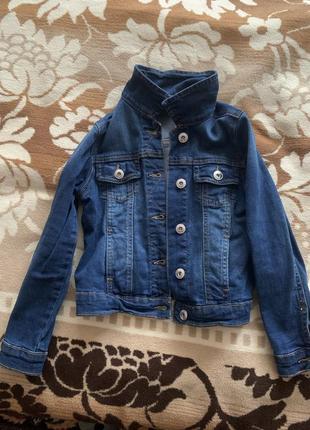 Джинсова куртка 116-122
