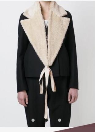 Воротник накладной шерстяной maison margiela