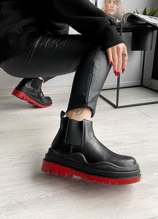 Женские ботинки bottega veneta зимние