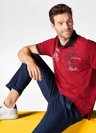 Мужская хлопковая футболка поло livergy