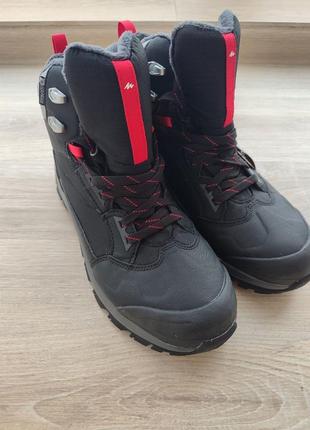 Ботинки мужские quechua sh520 водонепроницаемые.