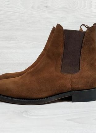 Замшевые мужские ботинки челси jones оригинал, размер 41 - 42