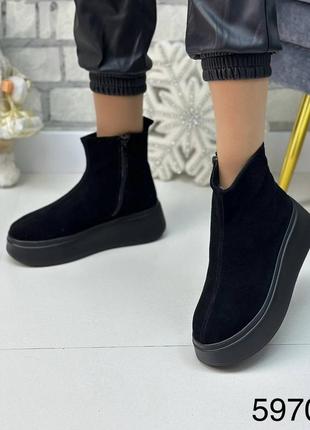 Натуральная кожа замша все размеры ботинки