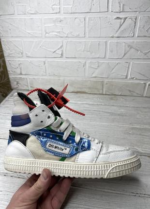 Высокие сникерсы от off- white кроссовки