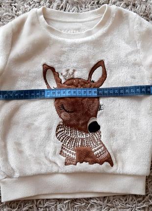 Кофта, мехушка свитшот c&amp;a 98 размера. 8