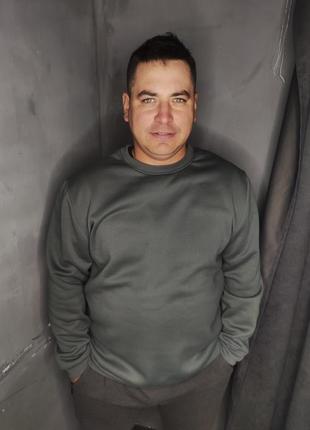 Мужской свитшот на флисе