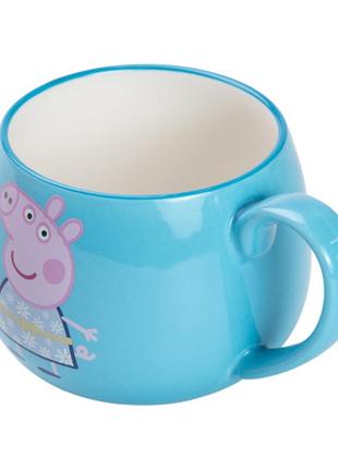 Чашка керамічна peppa pig 400 мл4 фото