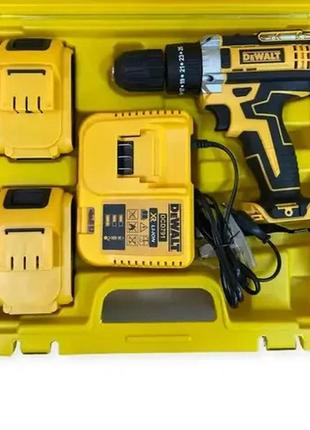 Акумуляторний шурупокрут dewalt 24v з набором інструментів у кейсі, шурупокрут деволт