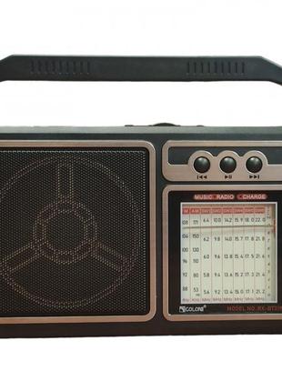 Радиоприёмник с солнечной панелью fm usb microsd bluetooth golon rx-bt319s на аккумуляторе черный