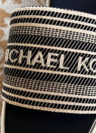 Шлепанци майкл корс, michael kors, размер us 9. оригинал5 фото