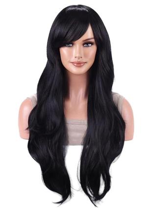 Перука чорна довга косплей vc wig-105