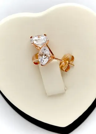 Серьги плесени фирма xuping m&l (медицинское золото)