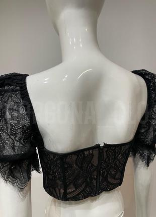 Готический кружевной корсет