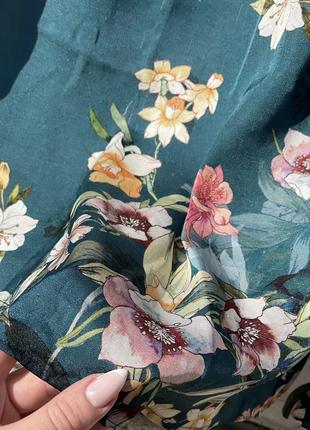 Брендова блуза з квітами  gerry weber  б/у розмір l4 фото