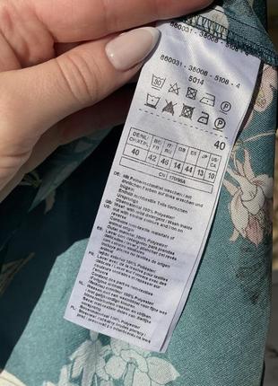 Брендова блуза з квітами  gerry weber  б/у розмір l6 фото