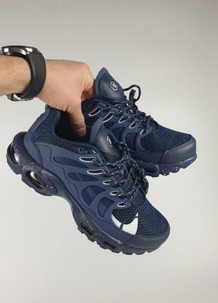 Кожаные кроссовки nike air max terrascape plus blue