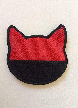 №109 шеврон (патч) "котик" yellow blue 3
