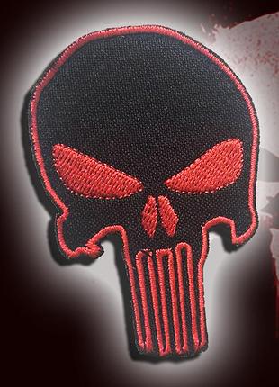 №64 шеврон каратель. белый 2