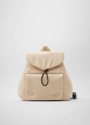 Дутий рюкзак zara