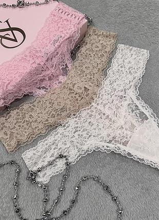 Трусики комплект виктория сикрет оригинал victoria’s secret