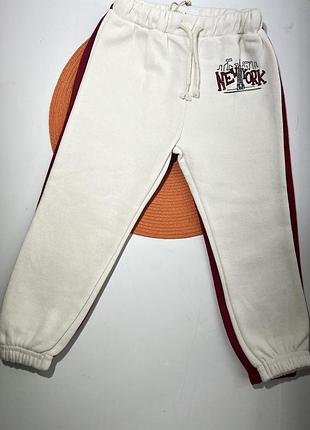Флисовые теплые джоггеры на девочку 104 размер