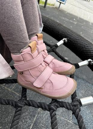 Barefoot зимові черевики froddo winter tex pink