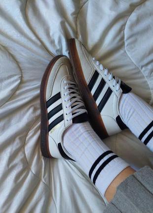 Кроссовки adidas spezial white black