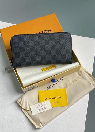 Louis vuitton zippy wallet damier grey