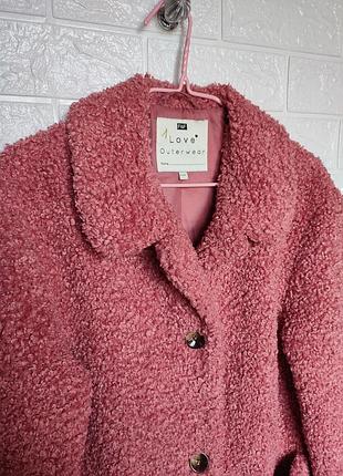 Розовая шубка шуба teddy bear теди тедди каракуль от f&amp;f love outerwear 🍁 возраст...