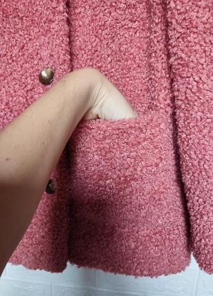 Розовая шубка шуба teddy bear теди тедди каракуль от f&amp;f love outerwear 🍁 возраст...