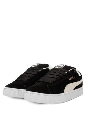 puma Backpack suede xl black white
