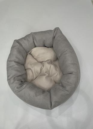 Лежак для котов и собак skypuff 80 см great cool beige +  ecru