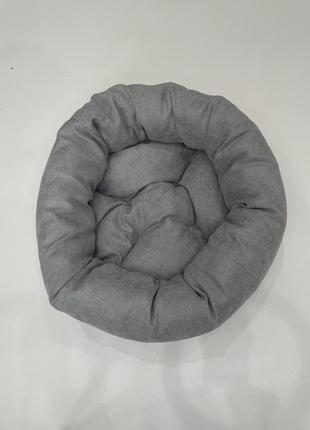 Лежак для котов и собак skypuff 80 см light gray +  light gray