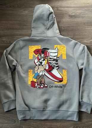 Off white x supreme hoodie best sale