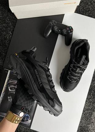 Мужские кроссовки merrell moab speed 2 gore-tex black