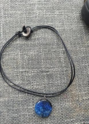 Винтажный кулон из натурального камня