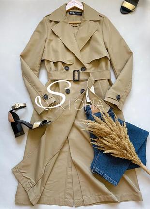 Тренч пальто zara