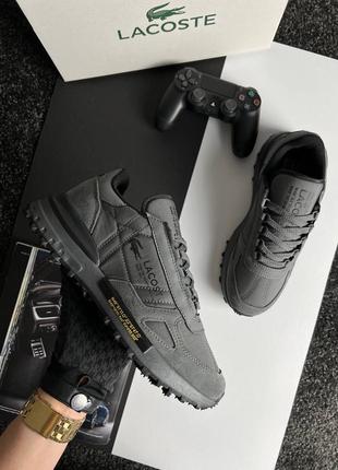 Мужские кроссовки lacoste elite active grey