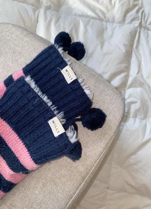 Jack wills в’язані шкарпетки носки тапочки домашні теплі вязанные носки домашние тёплые4 фото