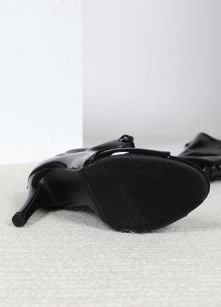 Ботфорти стріпи хай хілс 43