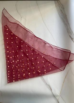 Бордова хустка